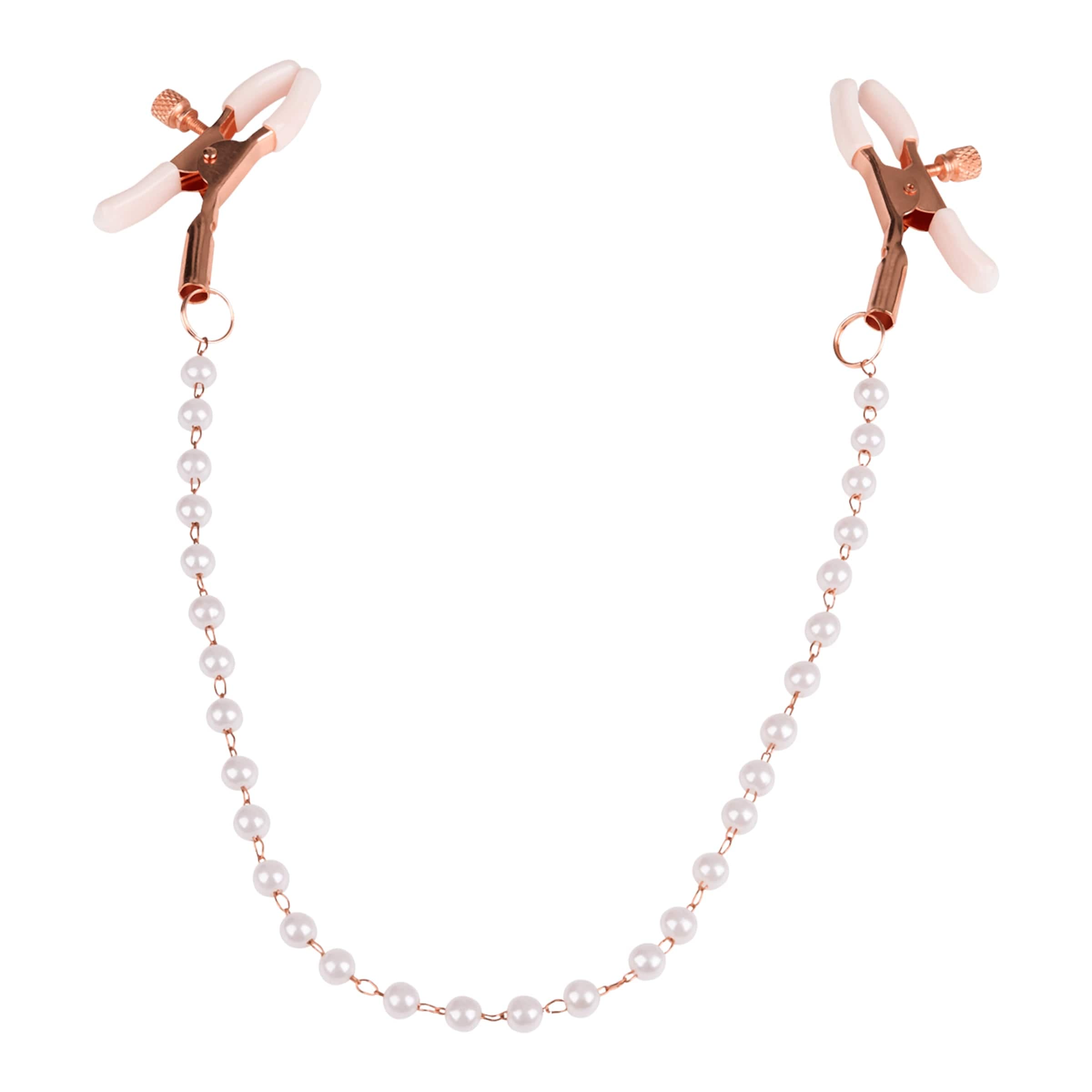 Nippelklemmen met parelketting