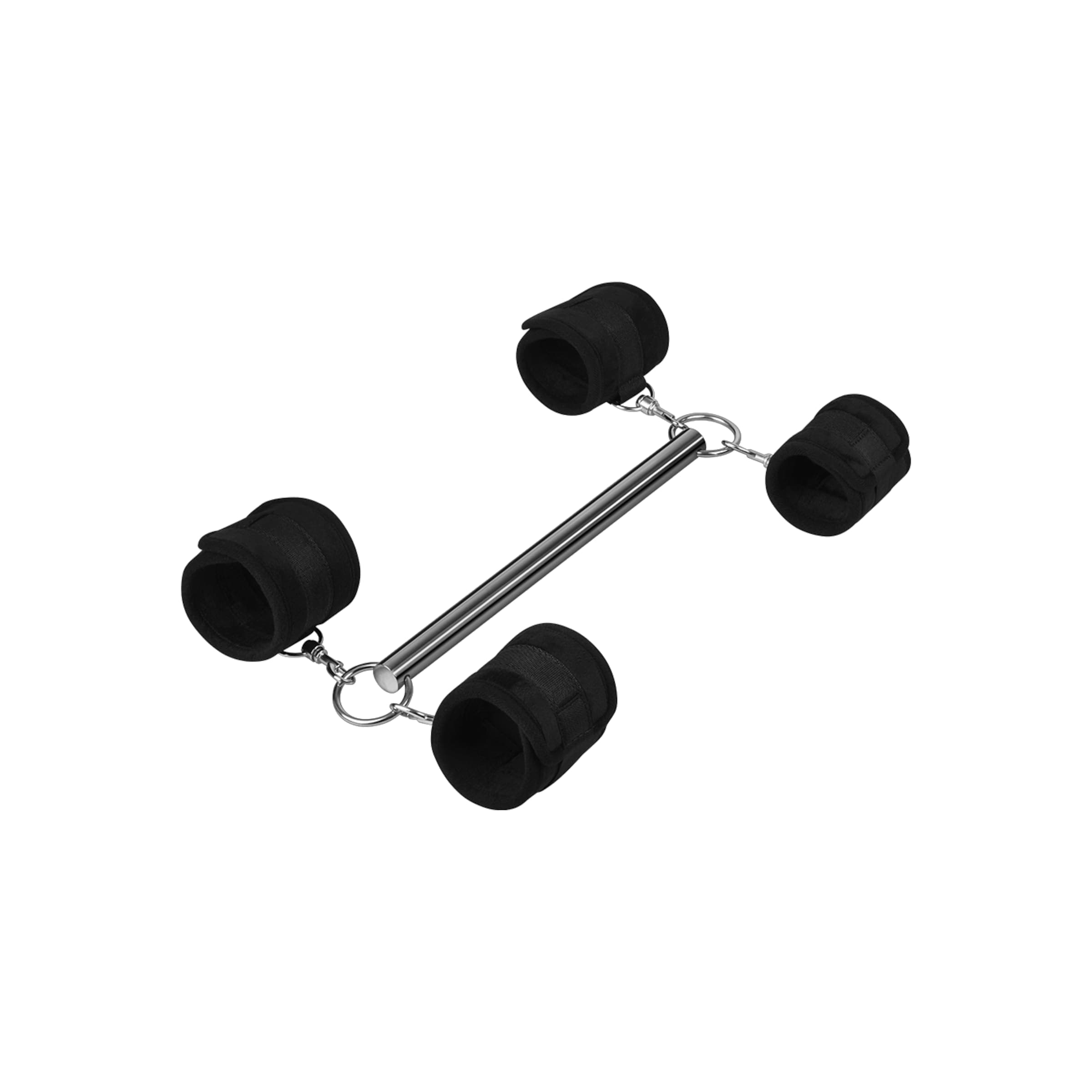 'Spreader Bar With 4 Detachable Cuffs', 3 stukken