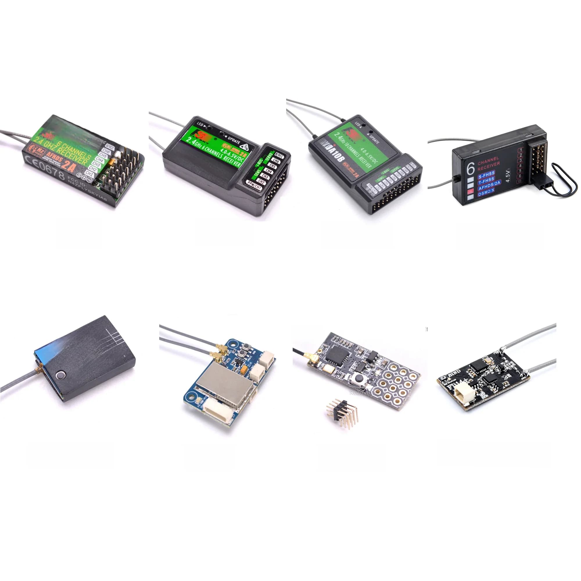 IA6B X6B A8S R6B IA10B RX2A Fli14 Ontvanger Radio Controller Voor Flysky FS-i6 I6 2.4G 6CH Afhds Zender Rc fpv Drone Vliegtuig