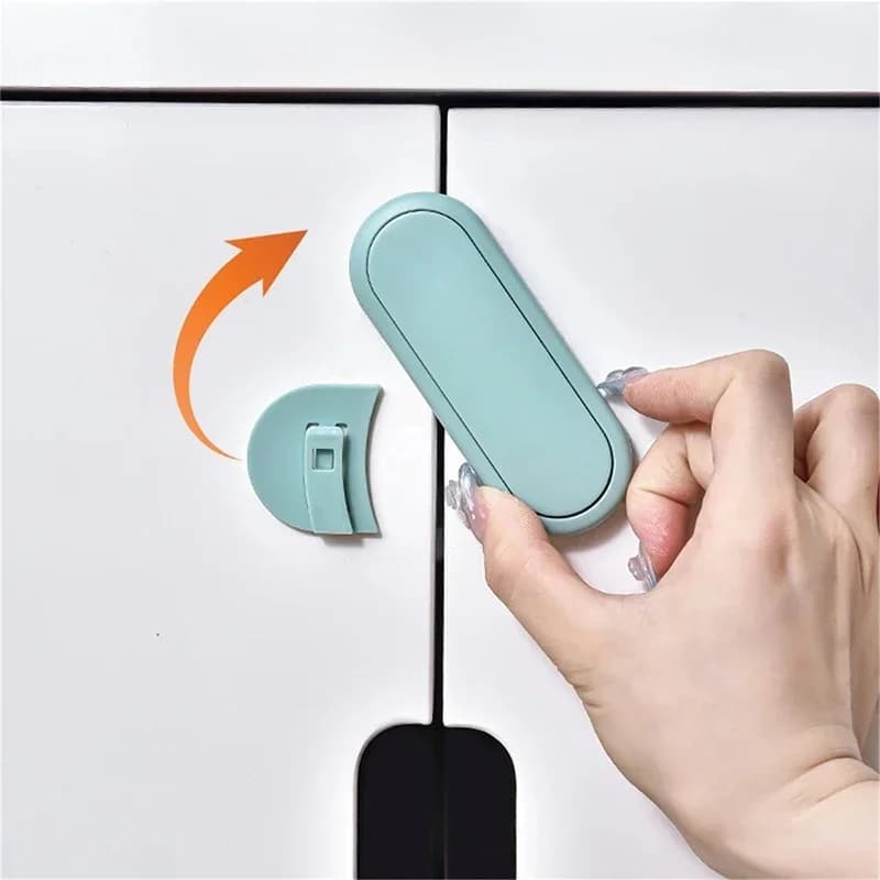 Baby Beschermende Koelkast Ladesloten Baby Anti-knijp Handslot Multifunctionele veiligheidssloten voor kinderen Kast Kastdeurslot