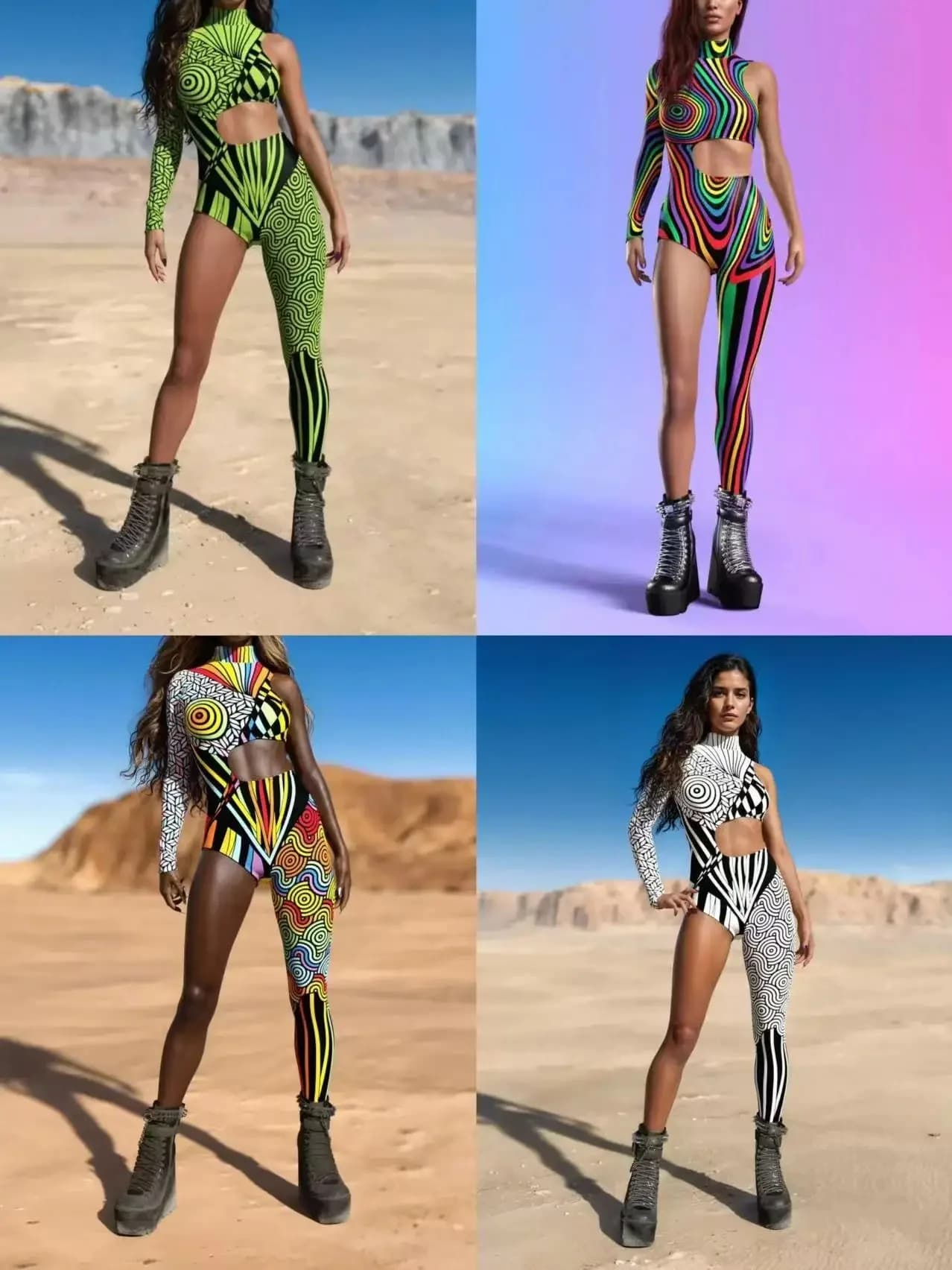 Vrouwen Halloween Panty 3D Digitaal Gedrukt Jumpsuits Volwassen Cosplay Kostuum Full Color Zentai Bodysuit Party Festival Catsuit