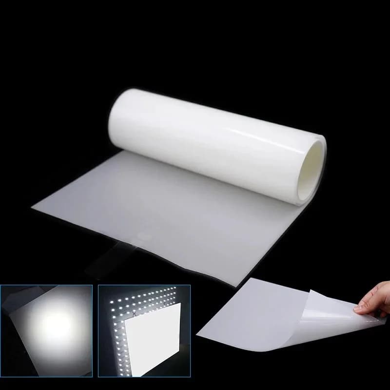 LGT075T Diffusie Film Homogeniseren Uniform Led Licht Diffuser Film Voor Flat Panel Licht Lcd-scherm Fotografie Aanpasbare