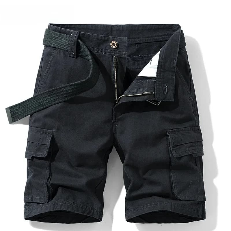 Mannen Zomer 100% Katoen Cargo Shorts Comfort Ademend Vrije tijd Straat Korte Broek Nieuwe Effen Kleur Buiten Sportshorts Heren
