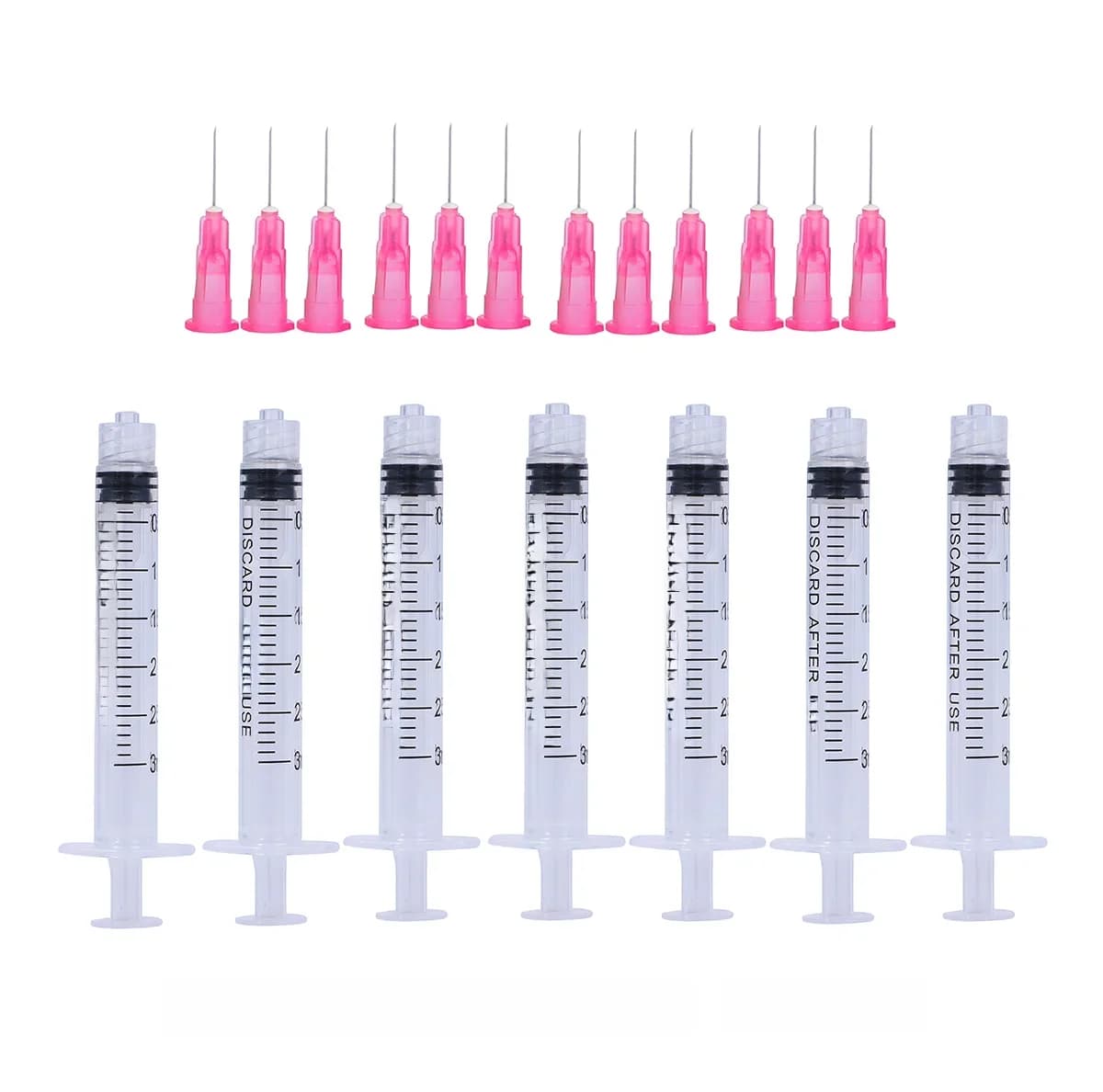 3Ml Luer Lock-Injectiespuiten 29G 13Mm Naaldinjectiegereedschap Wegwerp Steriel Individueel Verpakt Schoonheid Pijnloos Klein Needledispensi
