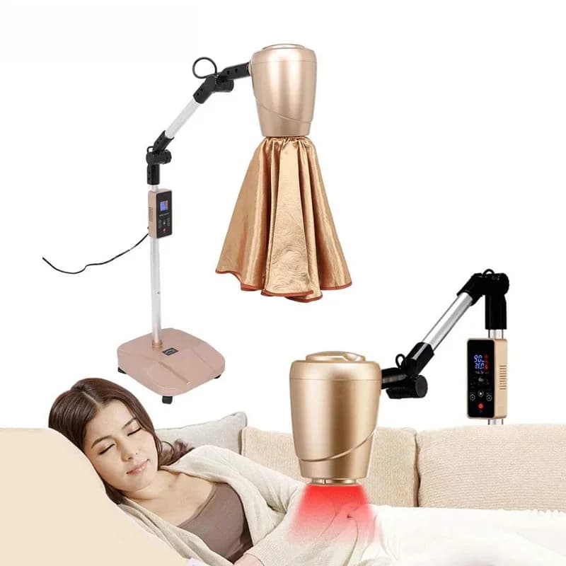 Slimme Moxibustion Moxa Vloerstandaard Lamp Rood Led Thermotherapie Lamp Massager Voor Het Verlichten Van Gewrichtspier Pijn Anti Veroudering