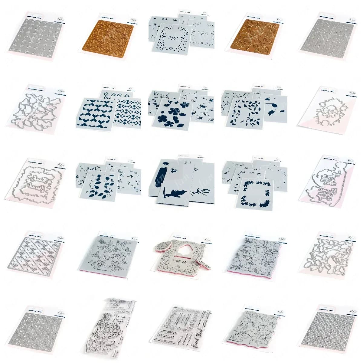 Diy Lente Botanicals Bloemenprint Chain Grid Coverplate Hot Foil Metal Sterft Postzegels Vlinders Stencils Papier Kaart Tekening Schimmel