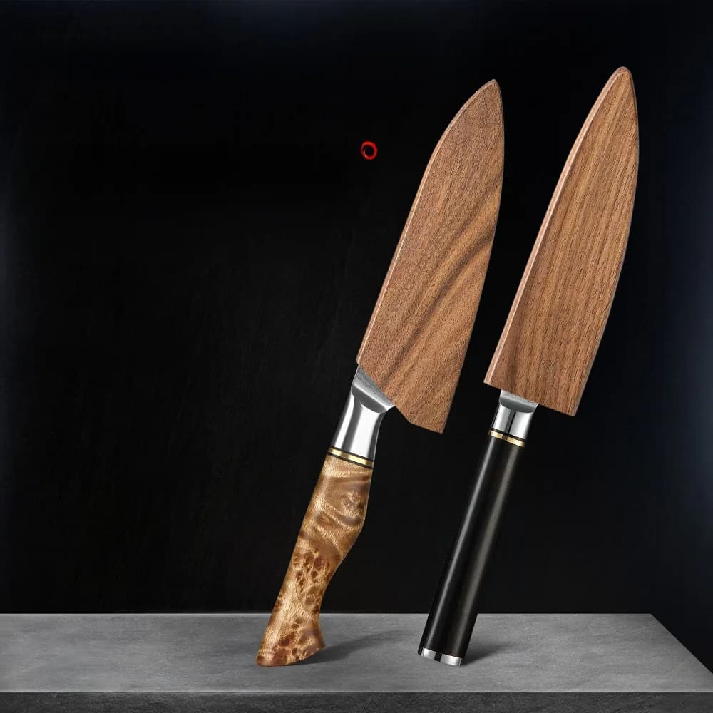 Hezhen Houten Schede Goede Kwaliteit Walnoot Hout Messenhoes Voor Hezhen Utility Mes Of Steak Mes Dit Is Schede Geen Mes