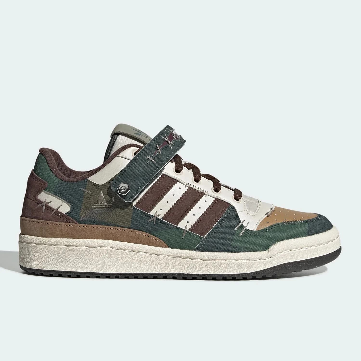 Adidas officiële authentieke drie strepen unisex casual basketbalstijl sneakers IH3287