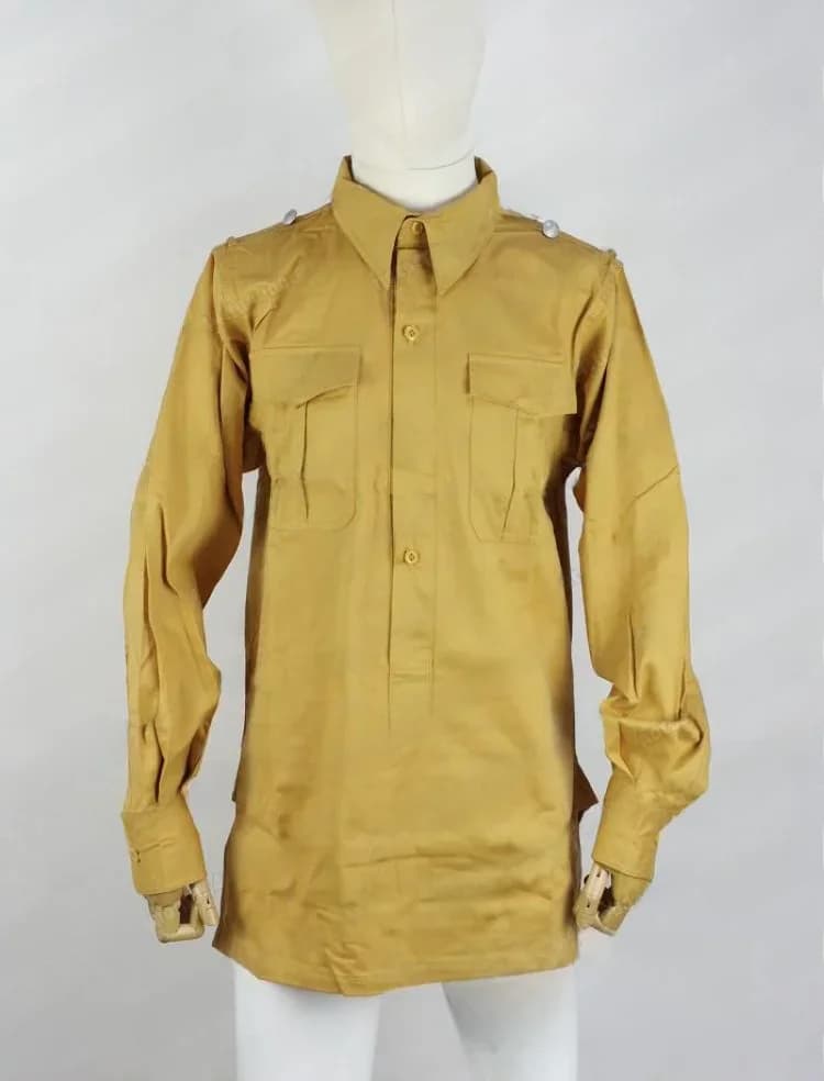 Reproductie Cosplay Duits Dak Tropische Uniformen Tropisch Probleem Shirt Tropen Hemd Nordland 1944