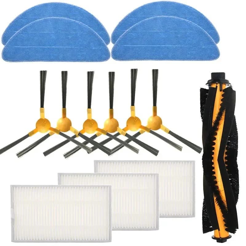 Stofzuiger Mop Doeken Vodden Hepa Filter Hoofdborstel Zijborstel voor Blaupunkt Bluebot Xboost BPK-VCBB1XB Stofzuiger Onderdelen