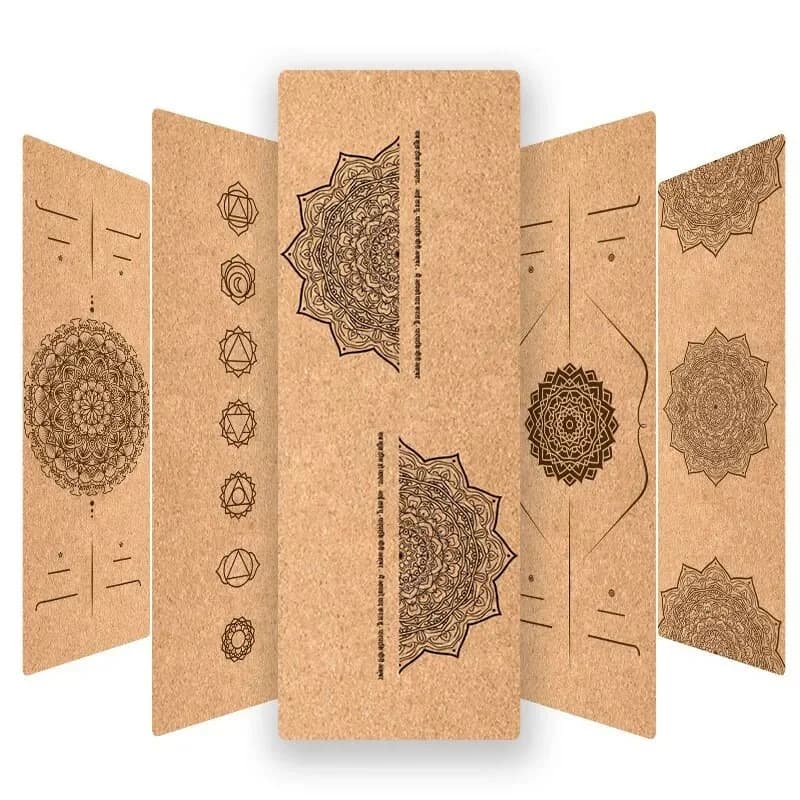 72x24 Inch 5mm Dikte Eco Vriendelijke TPE Natuurlijke Kurk Fitness Kussen Workshop Tapijten Yoga Pilates Mat Aangepast