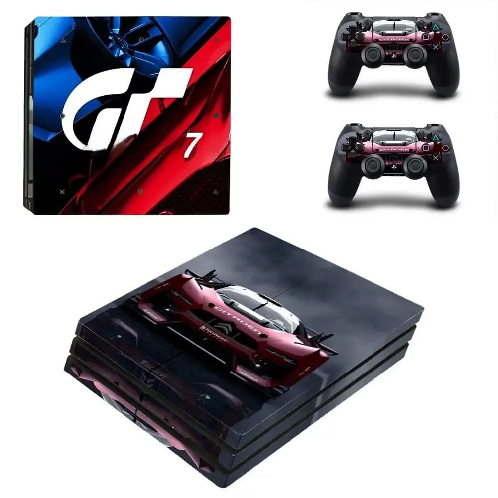 Gran Turismo GT Sport PS4 Pro skinstickers sticker voor console en controllers PS4 Pro skinsticker