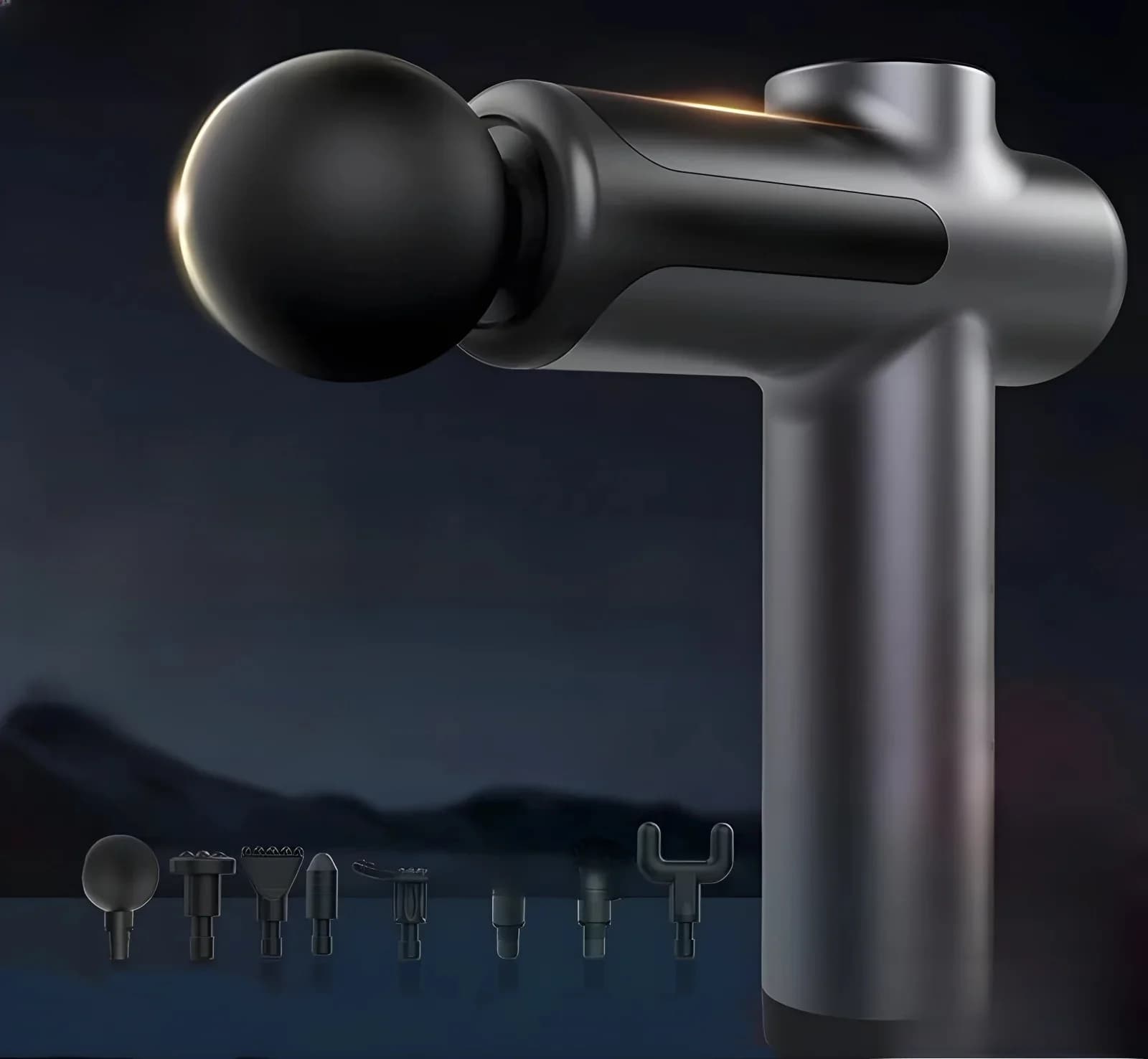Lenovo Original Fascia Gun Muscle Relaxing Vibrations Massager Geschikt voor nek-, taille- en lichaamsontspanning Stuur 8 massagekop
