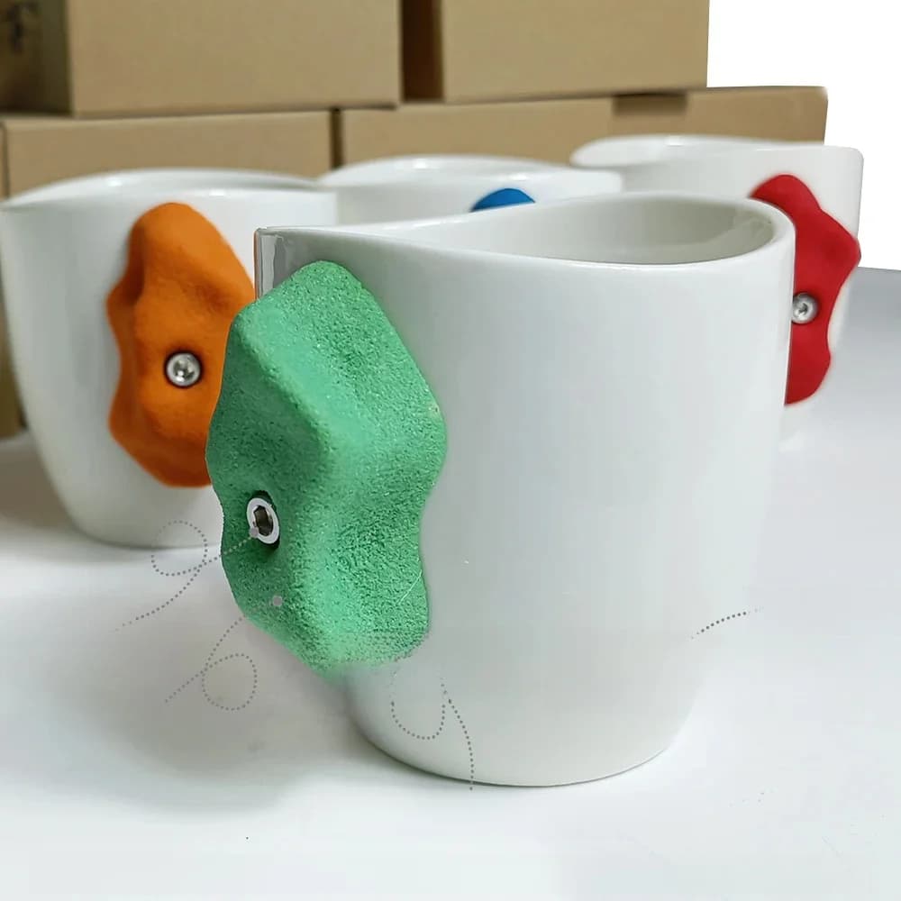 Grappige Klimmok Rotsklimmen Koffiemok, Klimmer Hold Mok Geschenken, Grote capaciteit Hoogwaardige Mok Creatieve Keramische Kopjes