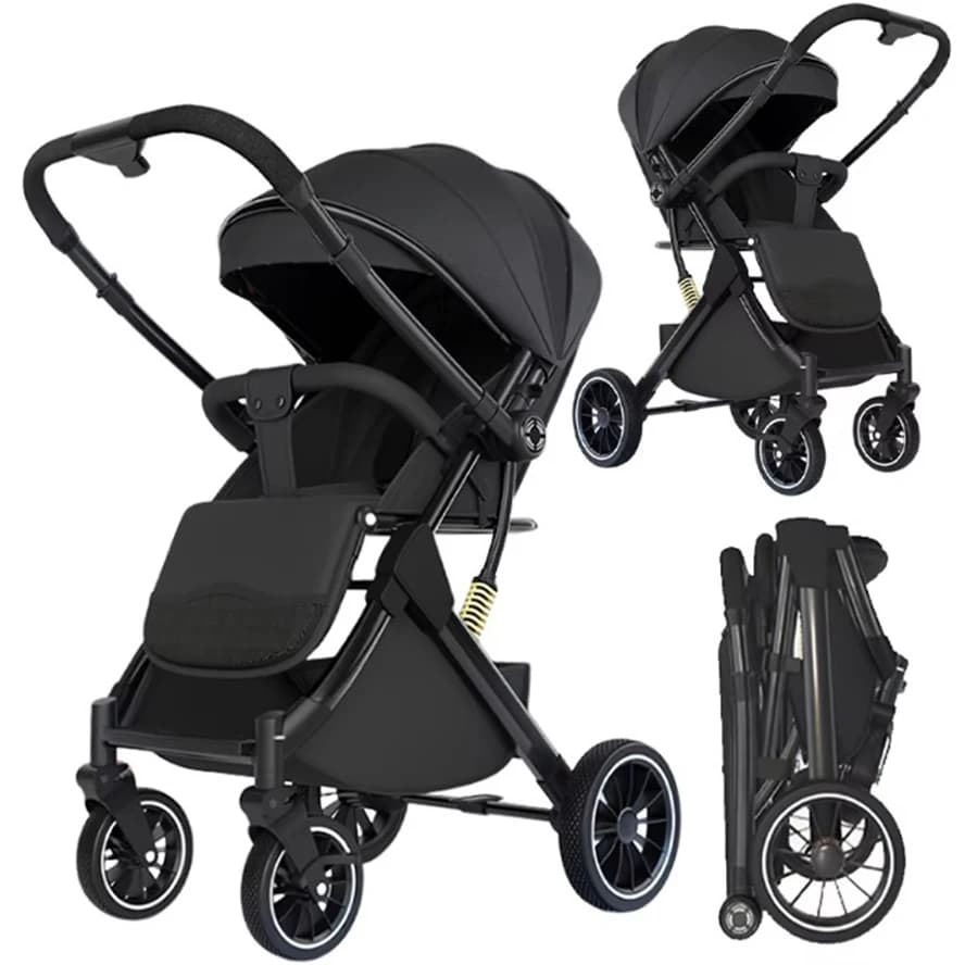 Kinderwagen Reisysteem Kinderwagens voor pasgeborenen Kinderwagen Hooglandschap Lichtgewicht kinderwagen reis