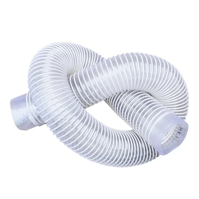 1/2/3/5Meter Binnendiameter 32/40/45/50Mm Wit Transparant Pvc Buis Stofzuiging Vacuüm Fume Uitlaagslang Uitlaatpijp Luchtbuis