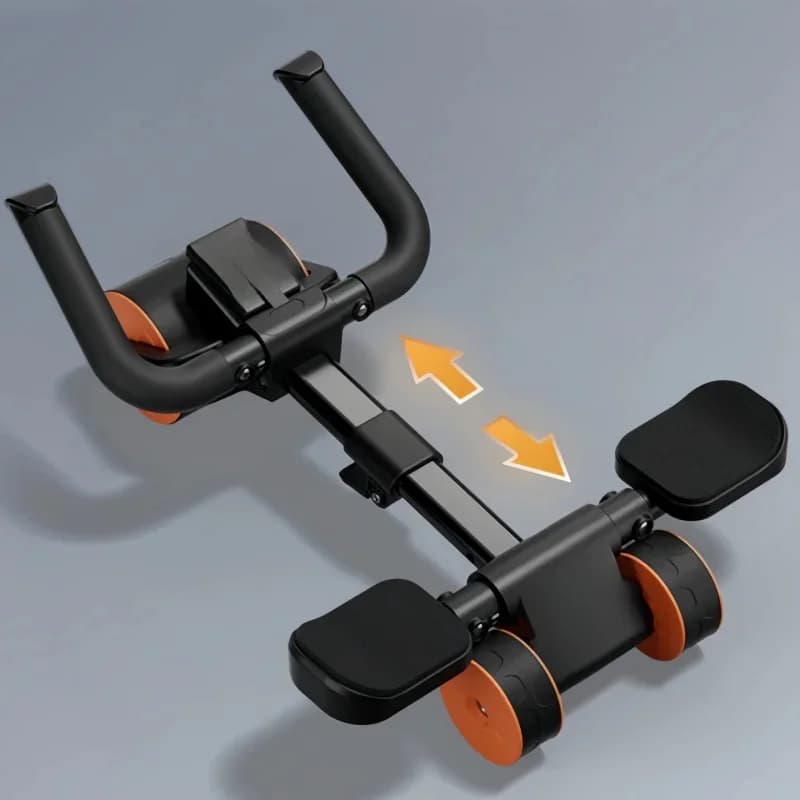 Verstelbare Abs Trainingsroller Multifunctionele Home Plank Ondersteuning Abdominaal Fitnesswiel voor Home Gym