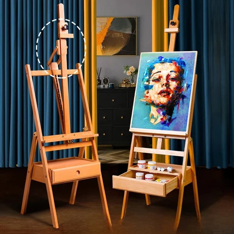 Beuken lade-type schildersezel schets schilderij kunststudenten speciale hijskant-ezel lang gebruik is niet gemakkelijk te vervormen