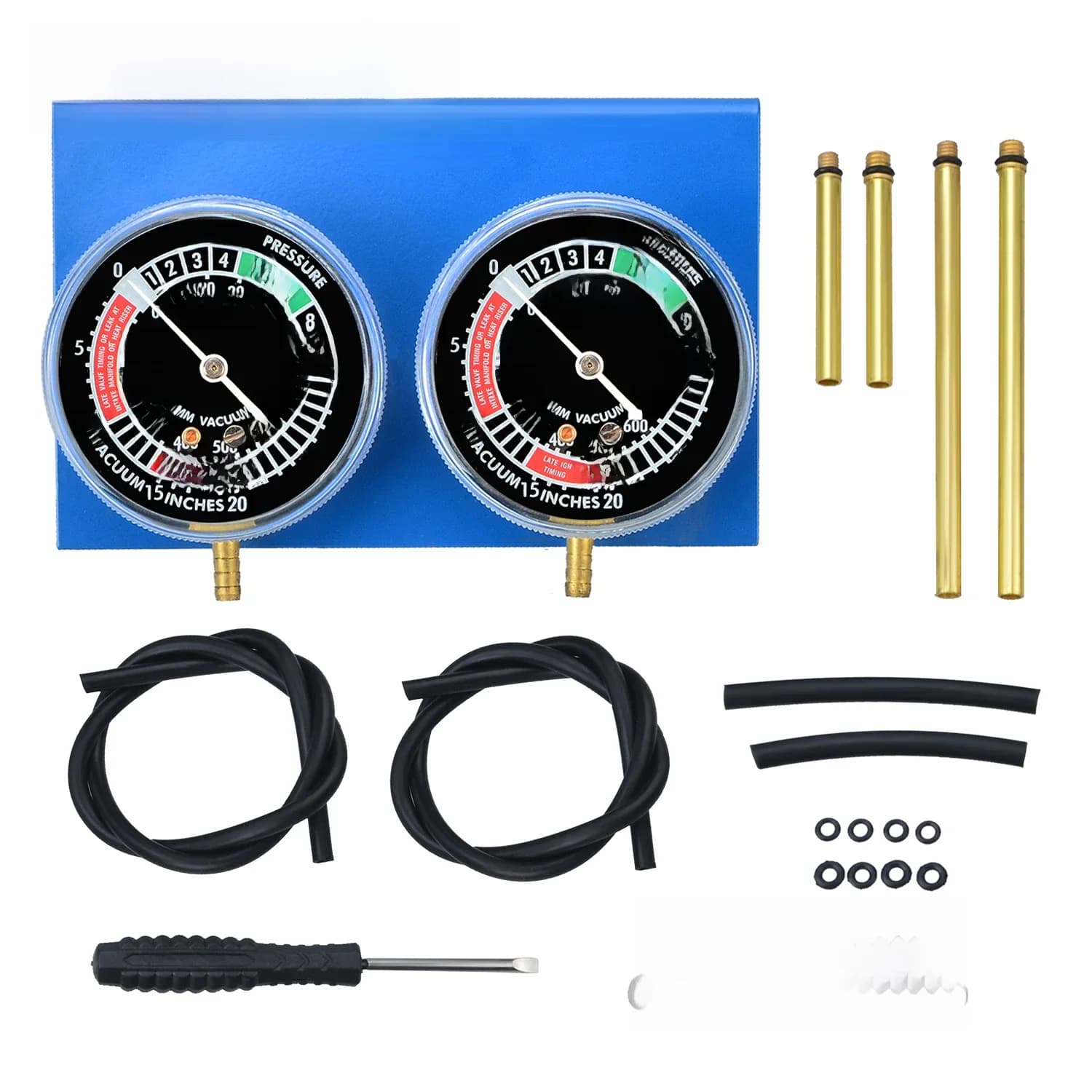 2 Carburateur Carb Vacuümmeter Synchro Synchronisatie Guage Set Cilindersynchronisatie Balancerende motorfiets