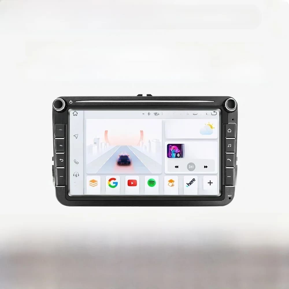Carplay Android 12 Autoradio multimedia Speler Audio Stereo GPS Navi Voor VW POLO GOLF 5 PASSAT SKODA SEAT TOURAN TIGUAN JETTA