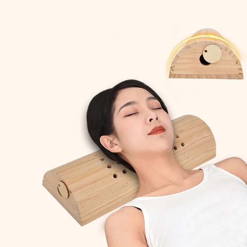 Houten Moxibustion Kussen Cervicale Kussens Nek Taille Warme Massage Moxa Stok Brander Lichaam Ontspannen Gewrichtspijn Verlichting Gezondheidszorg