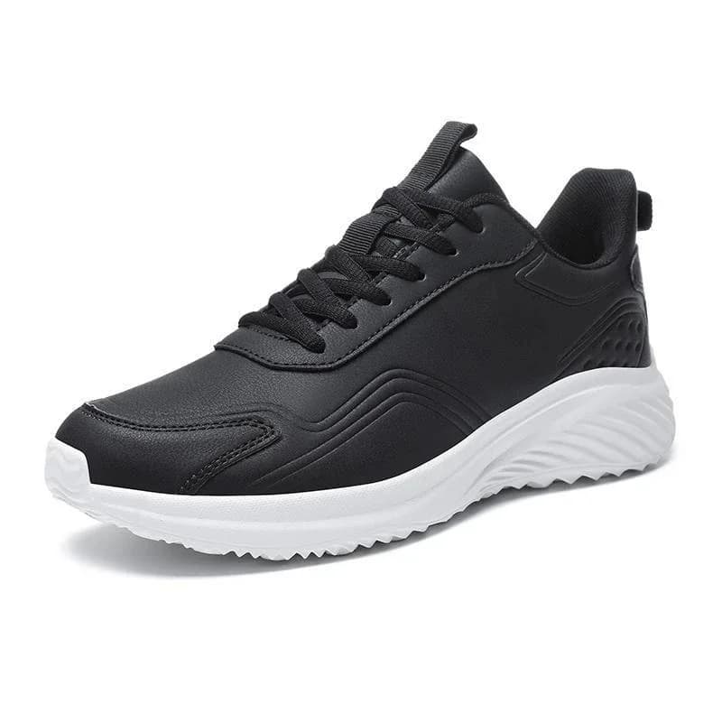 Sportschoenen met leer, gedempt voor heren, lichtgewicht, casual loopschoenen voor herfst en winter, herenschoenen, veelzijdig en trendy