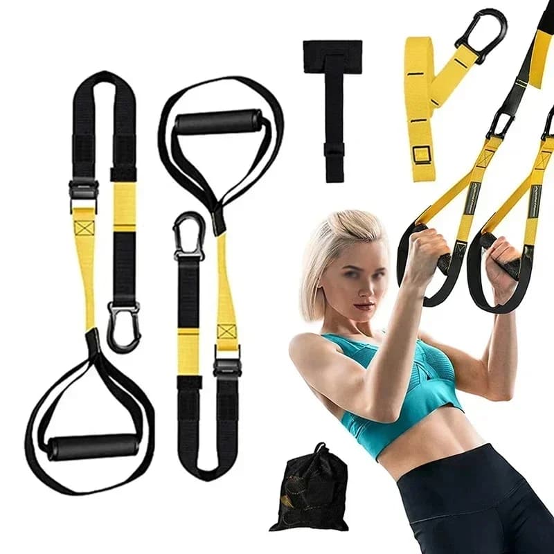 Nieuwe 1-set Suspension Training Strap Fitness Strength Power Suspension Trainer Yoga Strap Wall Mount Professionele Trx Spanner