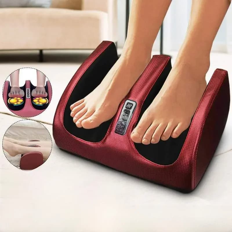 Elektrische voetmassage Verwarmingstherapie Hete compressie Shiatsu Kneden Roller Spierontspanning Pijnbestrijding Voet Spa Machine