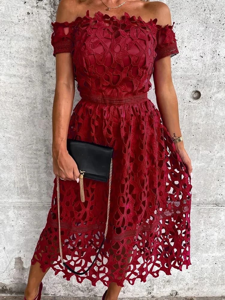 Zomer Vrouwen Slash Hals Sweet Party Dress Solid Holiday Backless Eenvoudige Rits Dames Jurk 2022 Elegant Streetwear Dropshipping
