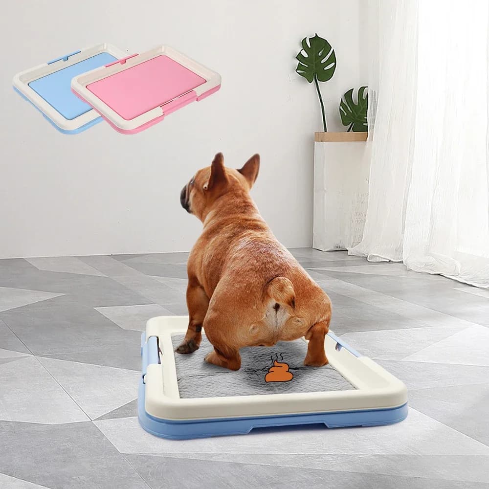Draagbaar hondentrainingstoilet Binnenhonden Potje Huisdierentoilet voor kleine honden Katten Kattenbakje Puppy Padhouder Lade Dierbenodigdheden