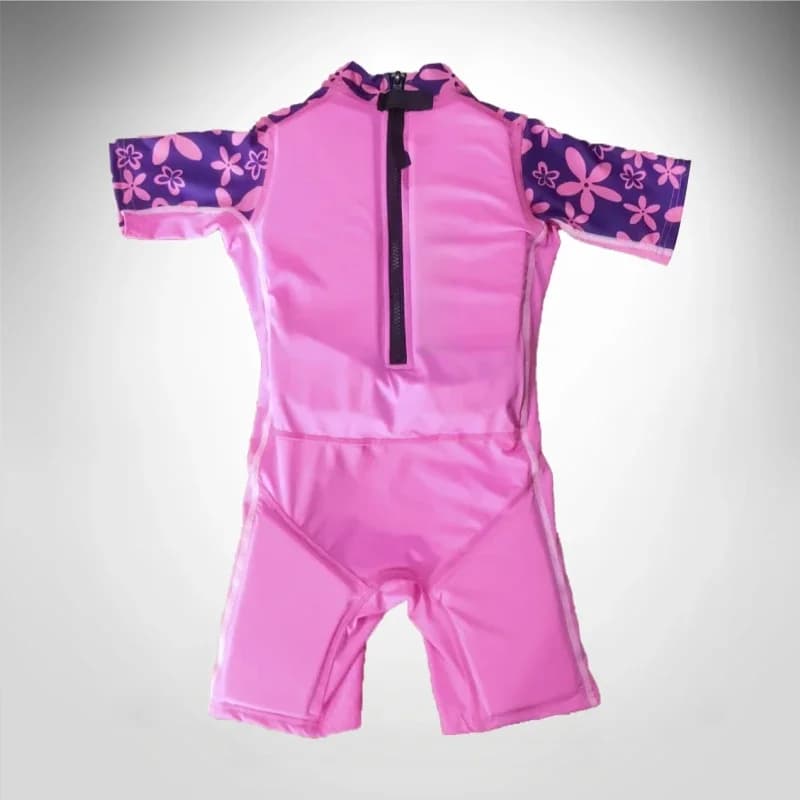 Kinder Badpak Blauw Reddingsvest Met Ritssluiting Comfortabel Eendelig Zwemmen Drijfmiddel Universele Veiligheid Kinderen Badmeester Jassen