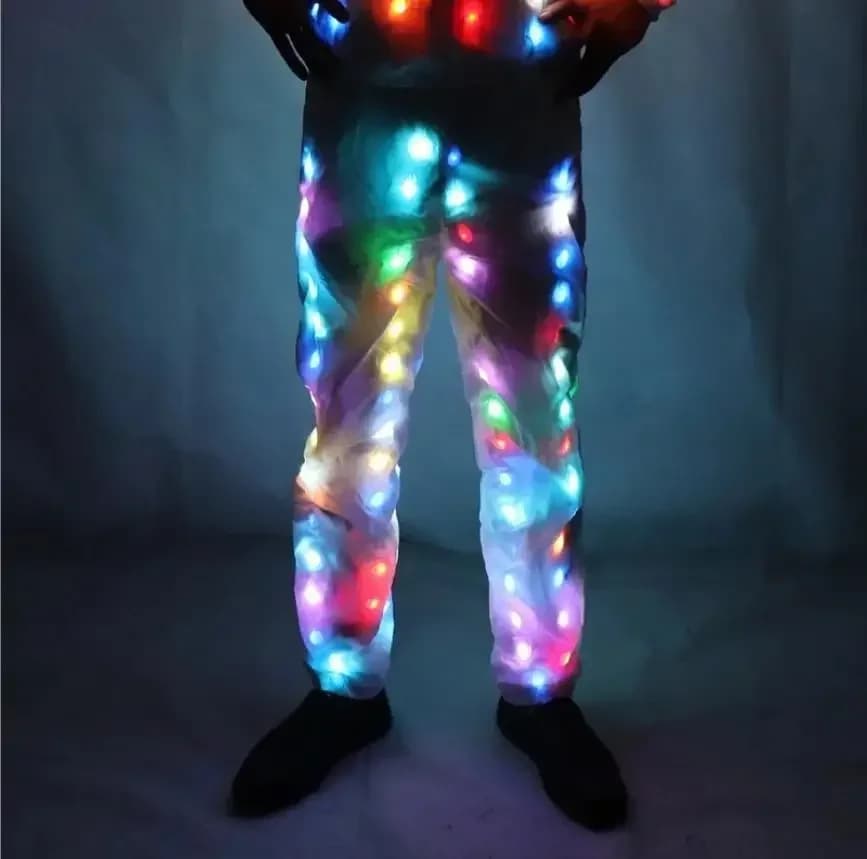Verhelderend Licht Broek Creatieve Waterdichte Kleding Dansen Led Lighs Broek Christmas Party Kleding Lichtgevende Kostuum