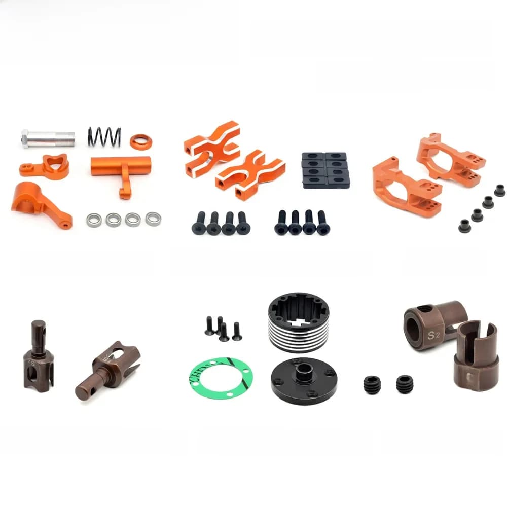 Zd Racing DBX-07 Ex-07 Upgrade Onderdelen Aluminium Upgrade Steering Set Drive Cup Planeet Gear Gewrichten S2 Verschillen case 1/7 Rc Auto
