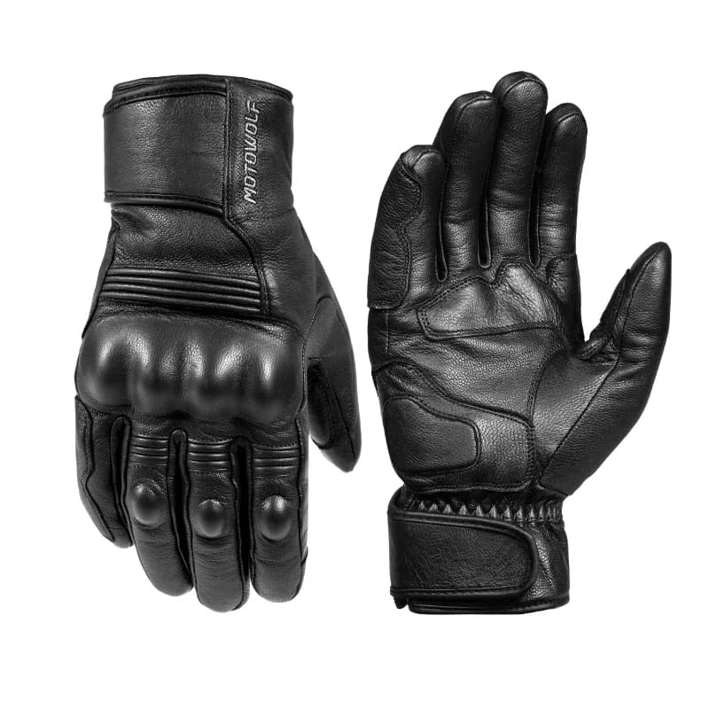 Motowolf Motorhandschoenen Real Leer Waterdicht Winddicht Winter Warme Zomer Ademend Touch Screen Rijden Fiets Auto Handschoenen