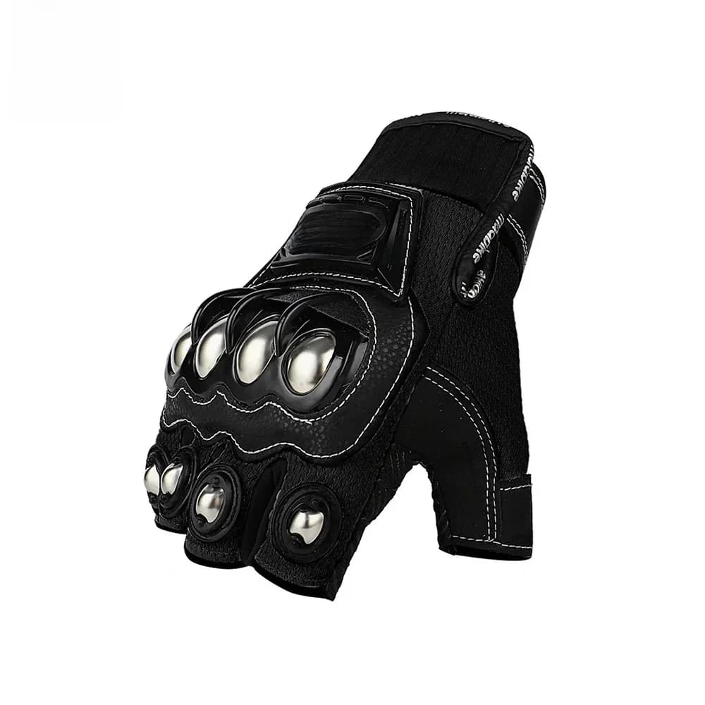 Motobike Breien Guantes Unisex Mannen Vrouwen Motorfiets Zomer Ademend Rijden Beschermende Kleding Half Vinger Sporting Biker Glove
