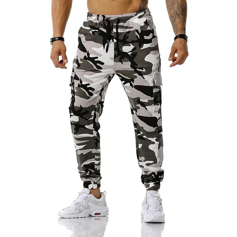 Herfst Lente Camouflage Joggers Broek Mannen Cargo Broek Multi-Pocket Sweatpant Mannen Hip Hop Casual Broek Joggers Mannelijke Xxxl