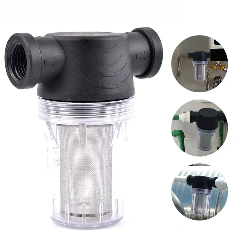 Tuin Watering Filter 1/2 ''3/4'' 1 ''Irrigatiesysteem Onzuiverheid Voorfilter Waterpomp Filter Pvc Huishoudelijke Waterleiding zeef