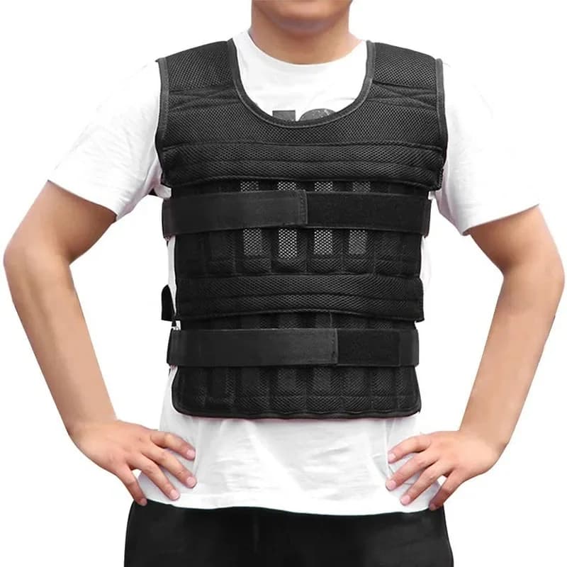 15Kg 30Kg Laden Gewicht Vest Verstelbare Gewichten Jas Ademend Schokbestendig Met Multi Zakken Voor Running Gewichtheffen