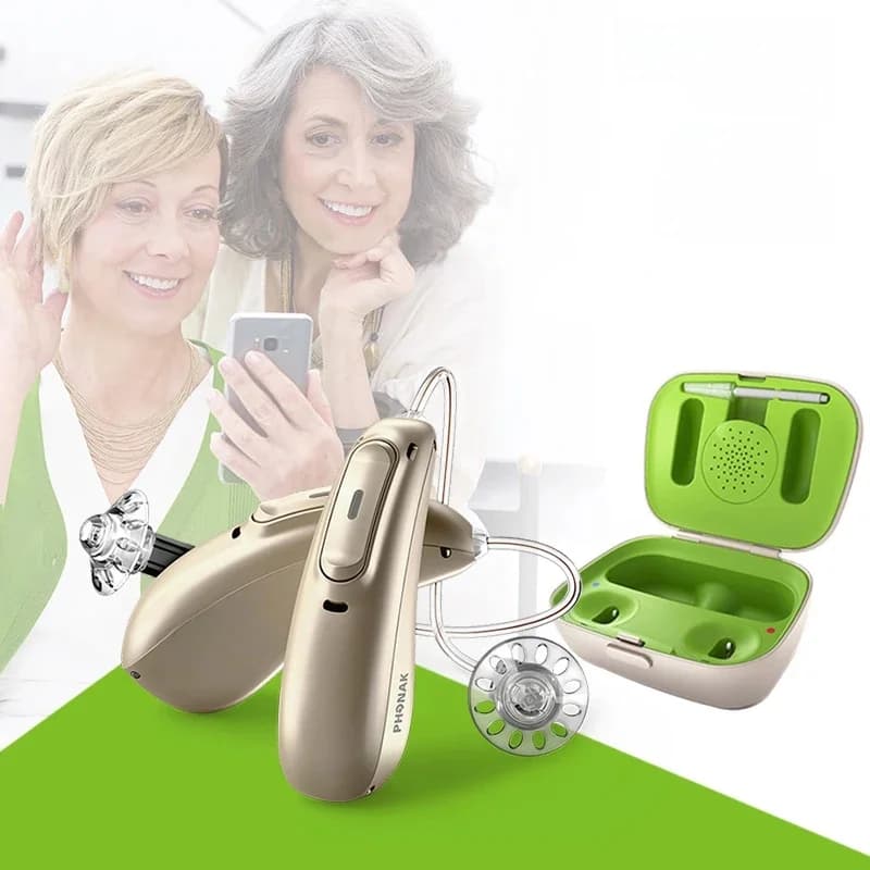 Phonak hoortoestellen RIC bluetooth oplaadbare draadloze digitale 8-kanaals programmeerbare Audeo M30-R hoortoestellen voor doofheid
