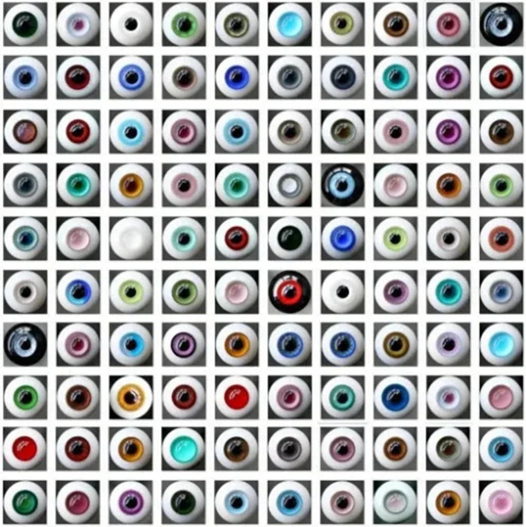 [wamami] Mysterie Groothandel 8mm 10mm 12mm 14mm 16mm 18mm 20mm 22mm 24mm Willekeurige Glazen Ogen Oogbol Pop Reborn