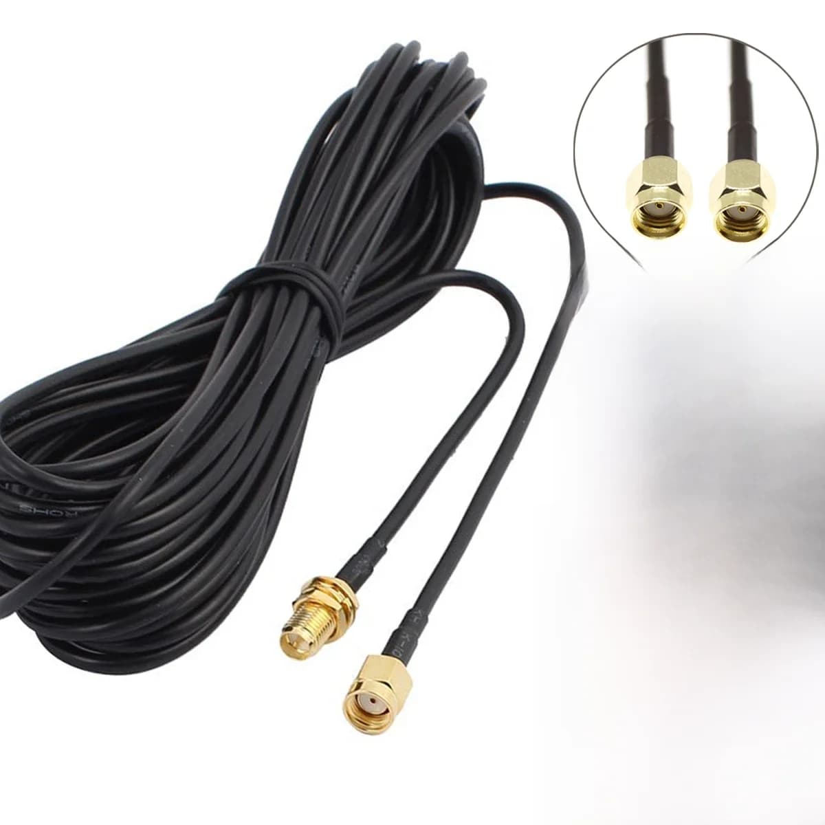 RG174 Kabel SMA Male Naar SMA Man Vrouw RPSMA Schot Connector Uitbreiding DRAAD RF Coax Coax Jumper RG316 Pigtail 2M 5M 10M