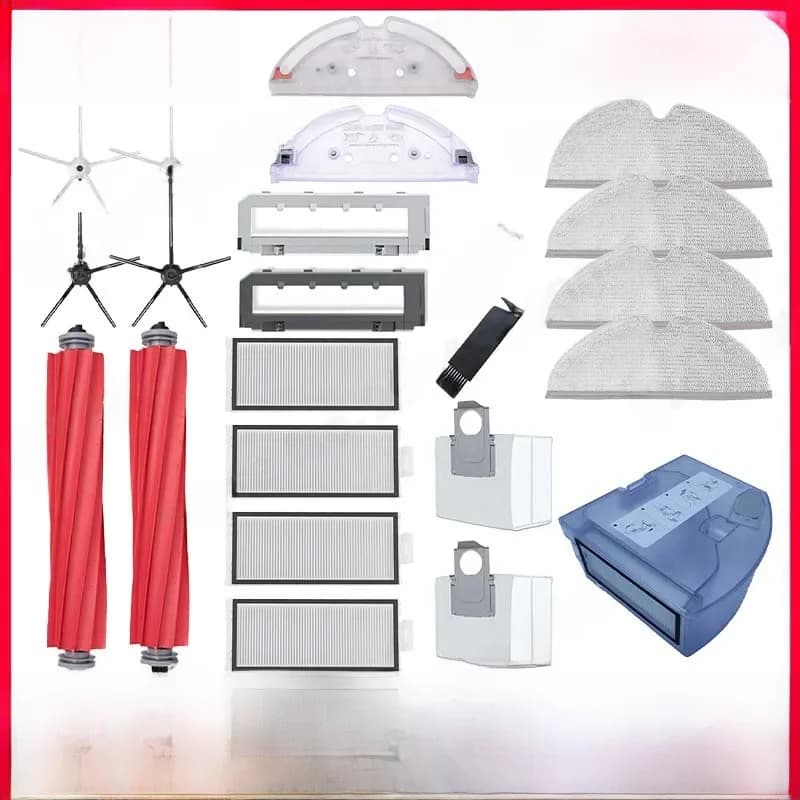 Roborock Q7 Max + Q7 Plus Q7 Max Plus T8 Belangrijkste Side Brush Hepa Filter Mop Beugel Water Tank Stof doos Stofzuiger Accessoires