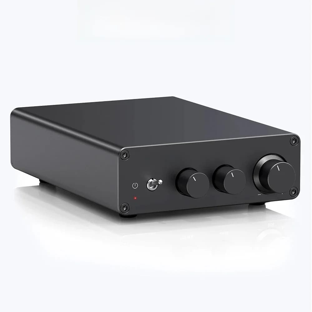 Fosi Audio Upgrade 600W Digtal HiFi Geluid Eindversterker TPA3255 Klasse D Stereo Amp Met Treble & Bass Voor home Theater Speaker