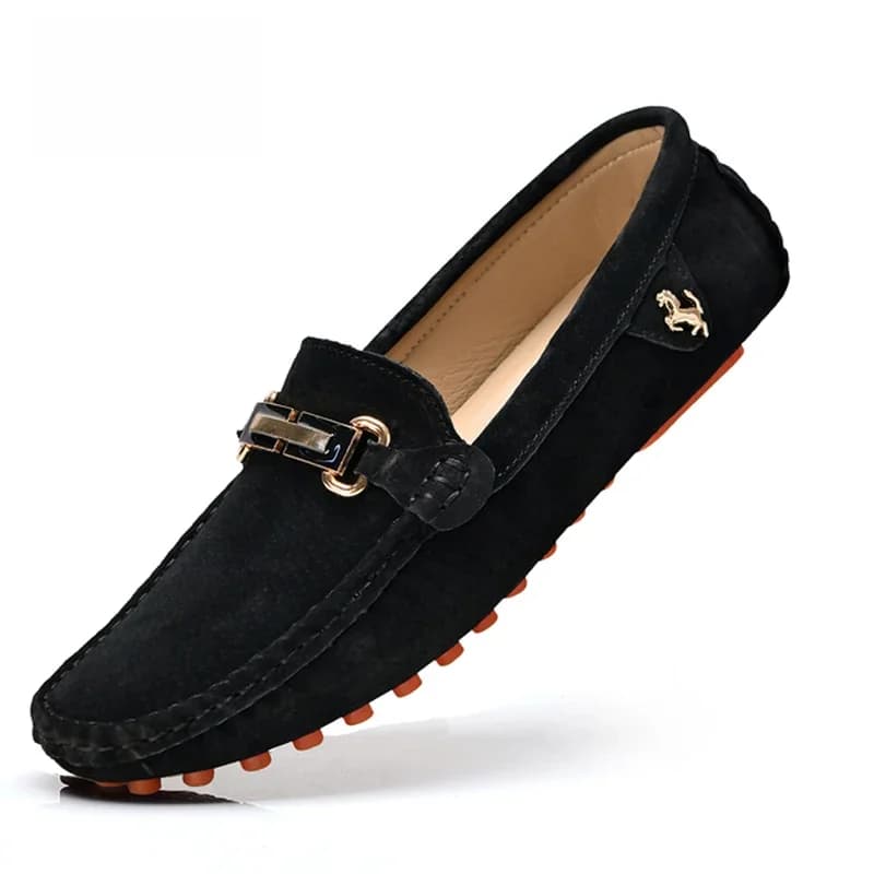 YRZL Loafers Mannen Big Size 48, Zachte Rijden Mocassins Hoge Kwaliteit Flats Lederen Schoenen Mannen Slip-on Suede Loafers voor Mannen