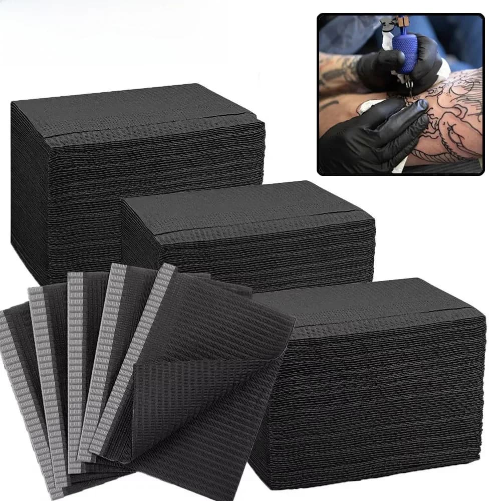 100/50/30/15/5PCS Tattoo Schoon Pad Wegwerp Tattoo Slabbetjes Tafel Covers waterdichte Patiënt Tandheelkundige Servetten Tattoo Accessoires