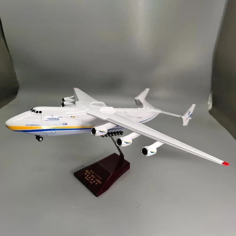 1/200 Schaal Antonov AN-225 Transportvliegtuigen Vliegtuig Model Vliegtuig Luchtvaart Speelgoed Games Vliegtuig Plastic Metaal Miniatuur Spelen