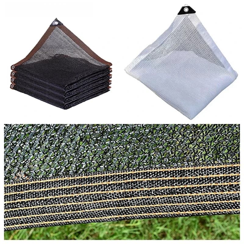 UV-bescherming Zwarte Zon Zeilen Vetplanten Planten Beschermhoes Huis Zonwering 50% Shading Tuin Kas Zonnescherm Netto