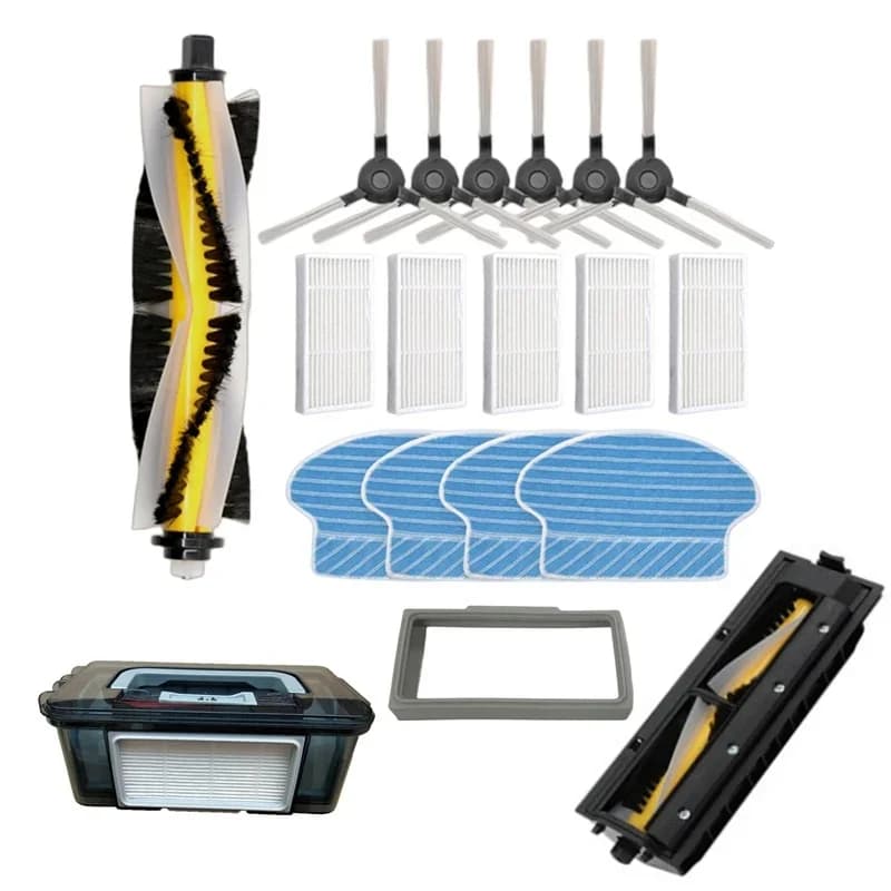 Roller Borstel HEPA Filters Stof box Zijborstels voor Blaupunkt BLUEBOT XSMART BPK-VCBB1XS Robotstofzuiger Accessoires