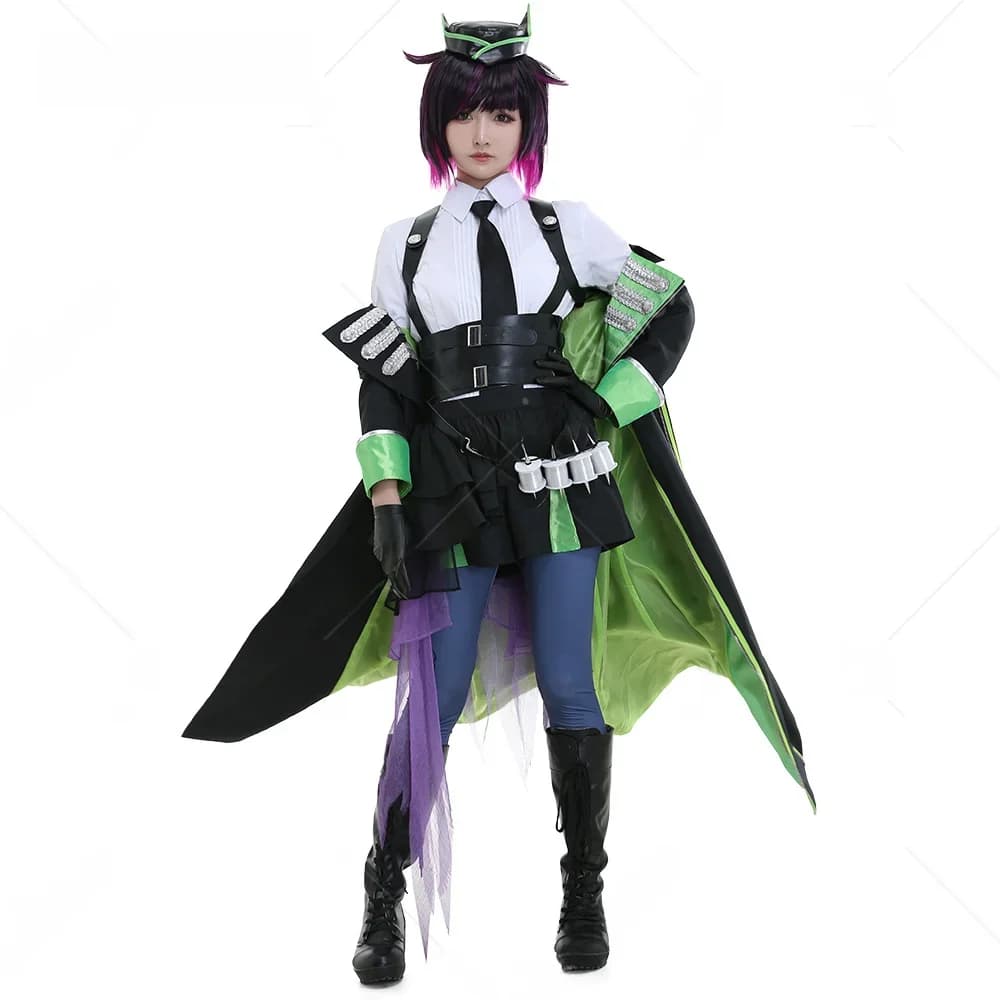 Miccostumes Dames Draconia Cosplay Kostuum Jas Outfit voor Vrouwen Halloween Cosplay Kostuum Fullset