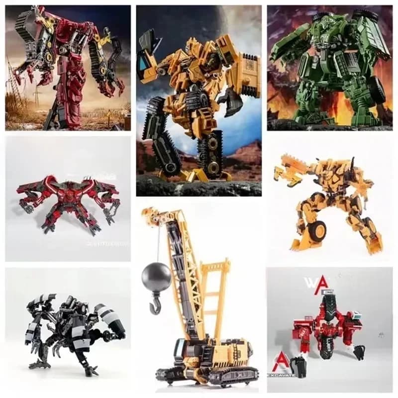 Transformatie Mt Verwoesting MT-01 Aaseter MT-02 Overbelasting MT-03 Hoge Toren MT-04 MT-06 Bonecrusher Mt07 Mt08 Jongens Verzamelen Speelgoed